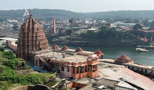 Omkareshwar Temple Narmada river